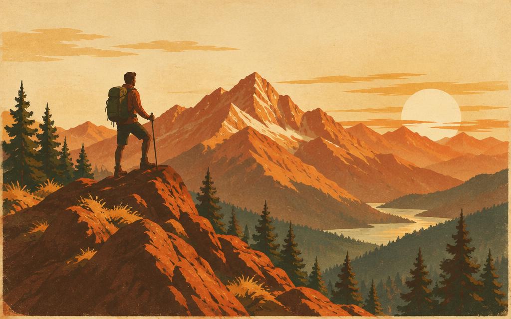 Ridgeline Skin — Men's Skincare illustration